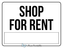 Shop for rent